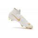 Nike Mercurial Superfly VI Elite FG Soccer Shoes - White Gold