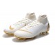 Nike Mercurial Superfly VI Elite FG Soccer Shoes - White Gold