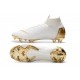 Nike Mercurial Superfly VI Elite FG Soccer Shoes - White Gold