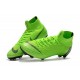 Nike Mercurial Superfly 6 Elite FG Football Cleat - Green Black