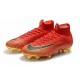 Nike Mercurial Superfly 6 Elite FG Football Cleat - Red Golden