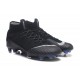Nike Mercurial Superfly 6 Elite FG Football Cleat - Black White