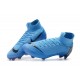 Nike Mercurial Superfly 6 Elite FG Football Cleat - Blue Black