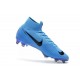 Nike Mercurial Superfly 6 Elite FG Football Cleat - Blue Black