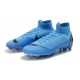 Nike Mercurial Superfly 6 Elite FG Football Cleat - Blue Black