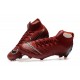 Nike Mercurial Superfly 6 Elite FG Football Cleat - Crimson Black