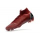 Nike Mercurial Superfly 6 Elite FG Football Cleat - Crimson Black