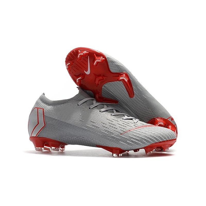 nike grey and red football boots