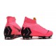 Nike Mercurial Superfly 6 Elite DF FG Soccer Cleats - Pink Black