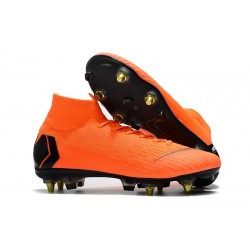 Nike Mercurial Superfly VI Elite Anti-Clog SG-Pro Orange Black