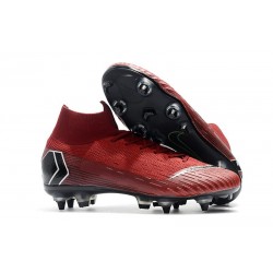 Nike Mercurial Superfly VI Elite Anti-Clog SG-Pro Red Black