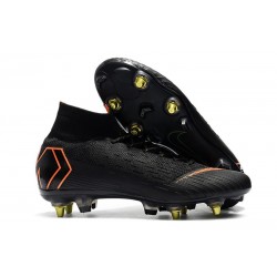 Nike Mercurial Superfly VI Elite Anti-Clog SG-Pro Black Orange