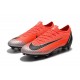 Cristiano Ronaldo Nike Mercurial Vapor XII SG-Pro Anti-Clog Red Black 