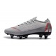 New Nike Mercurial Vapor 12 SG-Pro AC Grey Red
