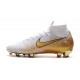 Nike Mercurial Superfly VI 360 Elite FG 2019 Boots White Gold