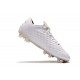 Nike Tiempo Legend VIII FG K-Leather Cleats - White Silver Grey