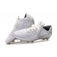 Nike Tiempo Legend VIII FG K-Leather Cleats - White Silver Grey