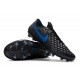 Nike Tiempo Legend VIII FG K-Leather Cleats - Black Blue