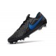 Nike Tiempo Legend VIII FG K-Leather Cleats - Black Blue