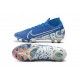 Nike Mercurial Superfly VII Elite FG Soccer Shoes - Blue White