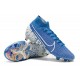 Nike Mercurial Superfly VII Elite FG Soccer Shoes - Blue White