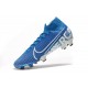 Nike Mercurial Superfly VII Elite FG Soccer Shoes - Blue White