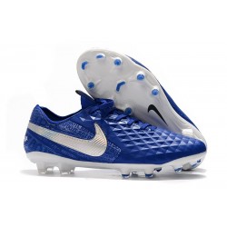 Nike Tiempo Legend VIII FG K-Leather Cleats - Hyper Royal White