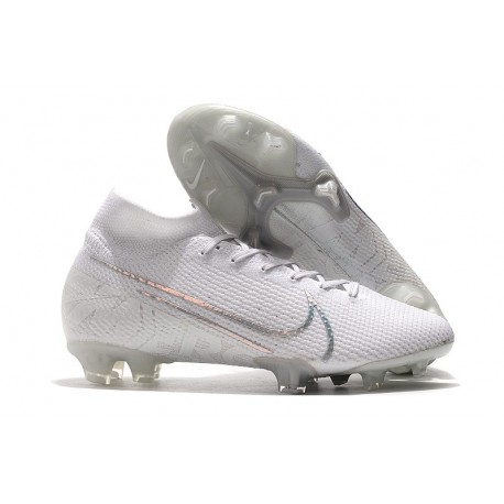 Nike Mercurial Superfly VII Elite FG Soccer Shoes - White Pack