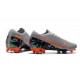 Nike Mercurial Vapor XIII Elite FG Men Boots Grey Orange Black