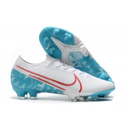 Nike Mercurial Vapor XIII Elite FG Men Boots White Blue