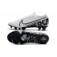 Nike Mercurial Vapor 13 Elite Flyknit FG - White Black