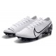Nike Mercurial Vapor 13 Elite Flyknit FG - White Black