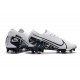 Nike Mercurial Vapor 13 Elite Flyknit FG - White Black