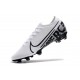 Nike Mercurial Vapor 13 Elite Flyknit FG - White Black