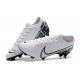 Nike Mercurial Vapor 13 Elite Flyknit FG - White Black
