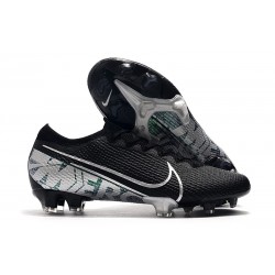 Nike Mercurial Vapor 13 Elite Flyknit FG - Black White
