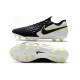 Nike Tiempo Legend VIII FG K-Leather Cleats - Black White Volt