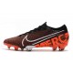 Limited Edition Nike Mercurial Vapor 13 Elite Flyknit FG - Black White Hyper Crimson