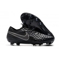 Nike Tiempo Legend VIII FG K-Leather Cleats -Black