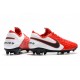 Nike Tiempo Legend VIII FG K-Leather Cleats -Red White Black