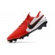 Nike Tiempo Legend VIII FG K-Leather Cleats -Red White Black