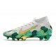 Nike Mercurial Superfly 7 Elite FG x Mbappé Vast Grey Gold Electro Green