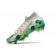 Nike Mercurial Superfly VII Elite SG Pro Mbappe White Gold Green