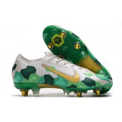 Nike Mercurial Vapor XIII Elite SG AC Mbappé Vast Grey Gold Electro Green