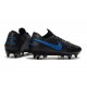 Nike Tiempo Legend 8 Elite SG-Pro AC Leather Shoes Black Blue