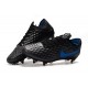 Nike Tiempo Legend 8 Elite SG-Pro AC Leather Shoes Black Blue