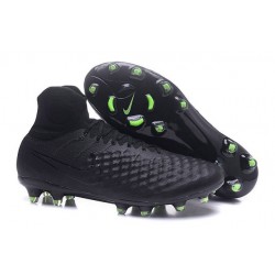 Nike Magista Obra II FG Soccer Cleat Black Green