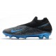 Nike Phantom Vision 2 Elite DF FG Cleats -Black Laser Blue Anthracite