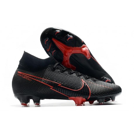Nike Mercurial Superfly VII Elite DF FG Black Red