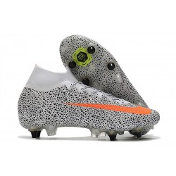 Nike Mercurial Superfly VII Elite SG CR7 Safari - White Orange Black